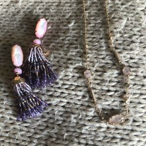 Maddie Choker Rose Gold & Rose Quartz Kendra Scott